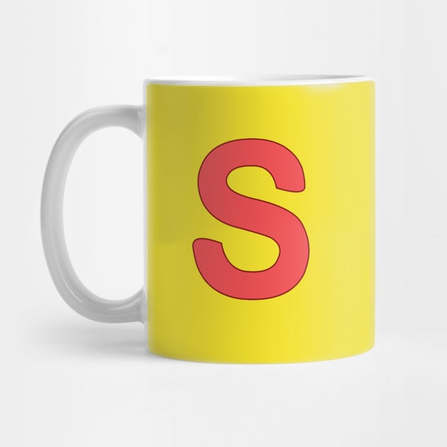 letter s yellow by persa